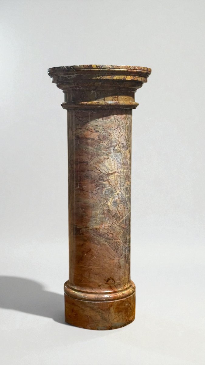 Column In Brecciato Marble -photo-5