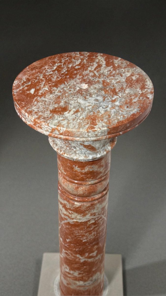 Colonne en marbre rouge-photo-3