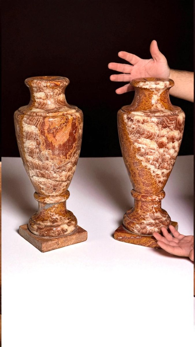 Vases en marbre rouge-photo-6