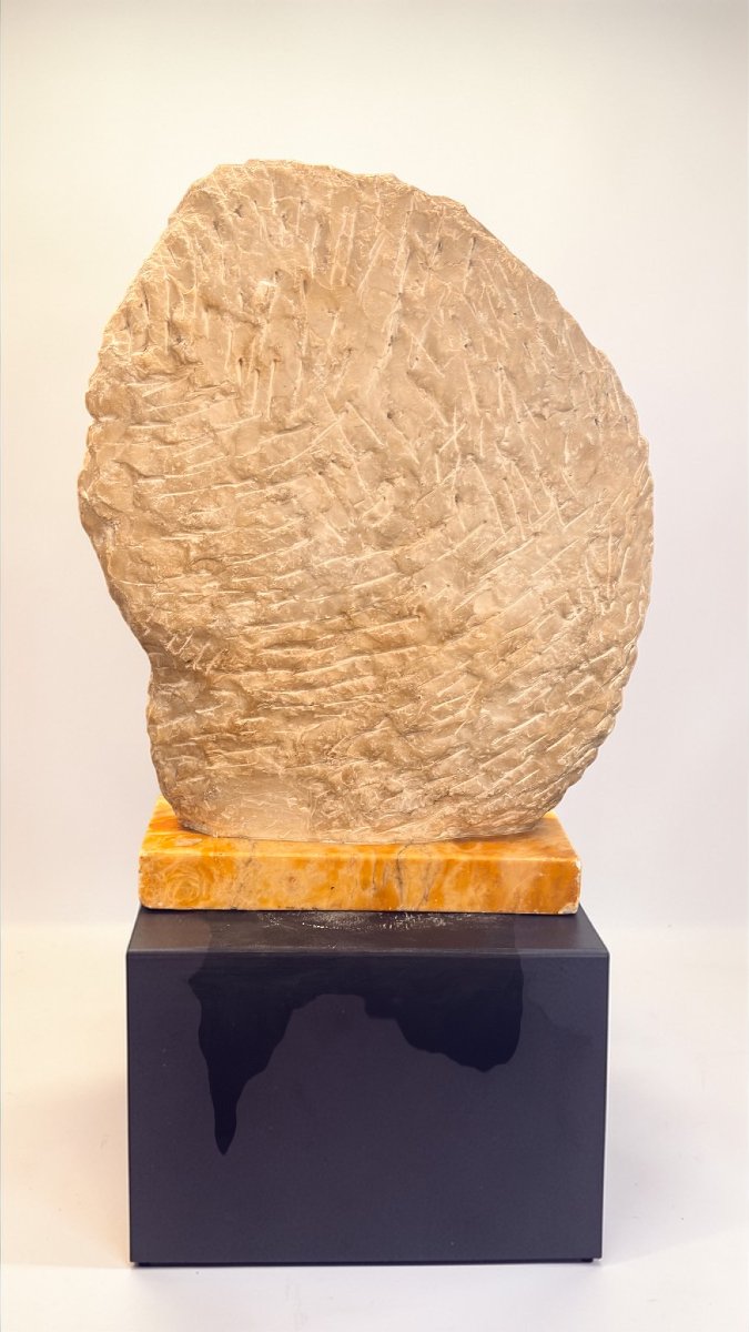 Relif Dante And Beatrice In Marble -photo-1