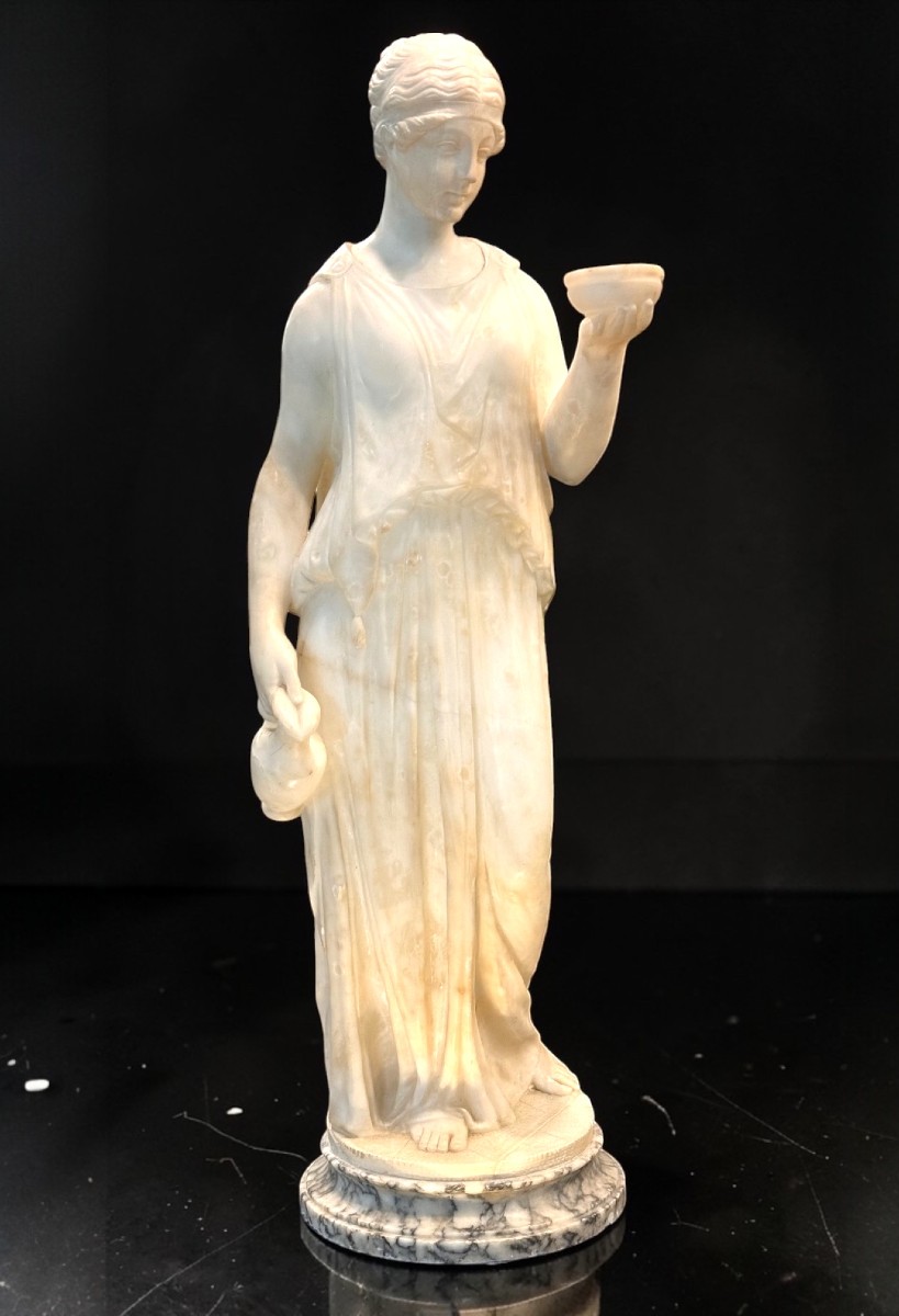 Statue Depicting Greek Goddess Hebe 