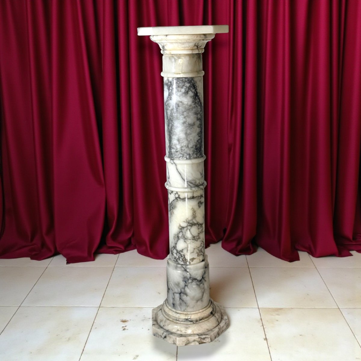 Colonne en Marbre Arabescato-photo-2