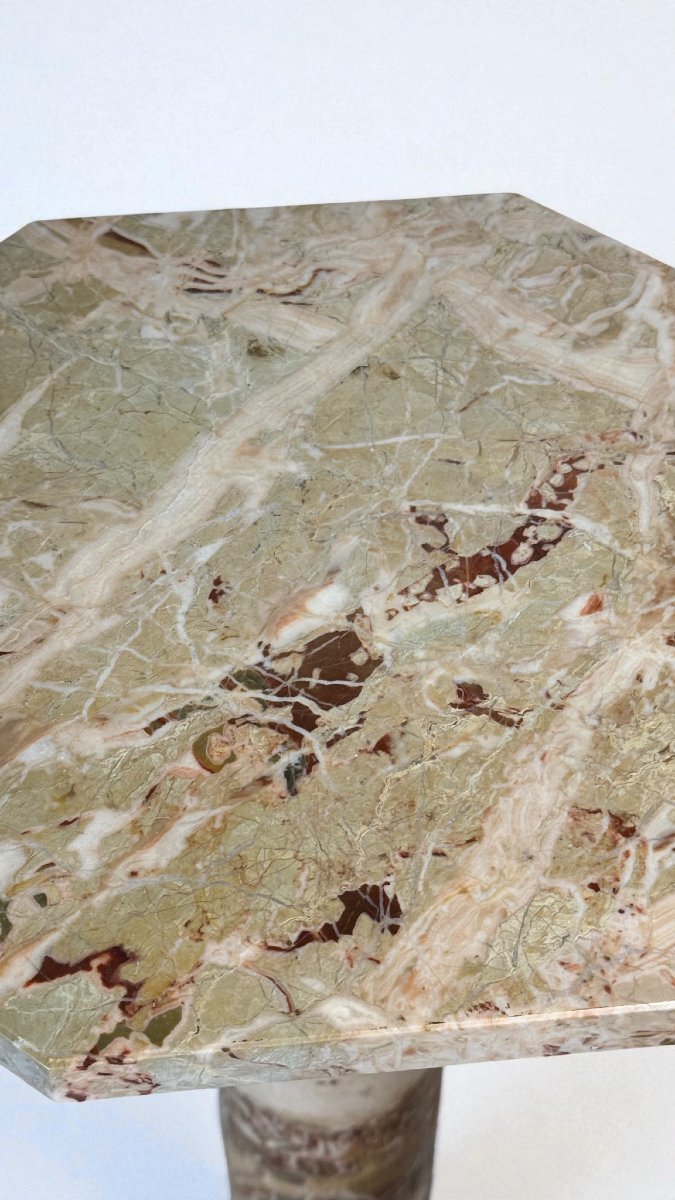 Colonne en Marbre Rouge et Blanc-photo-8