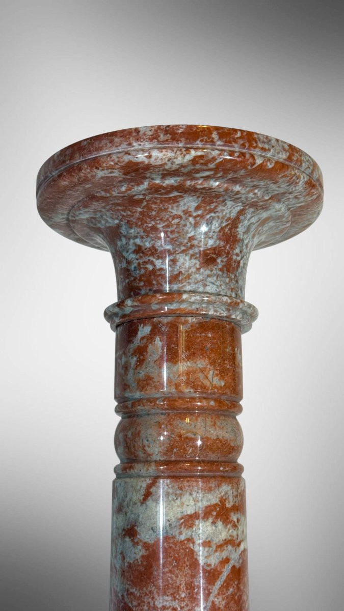 Colonne en marbre rouge-photo-2