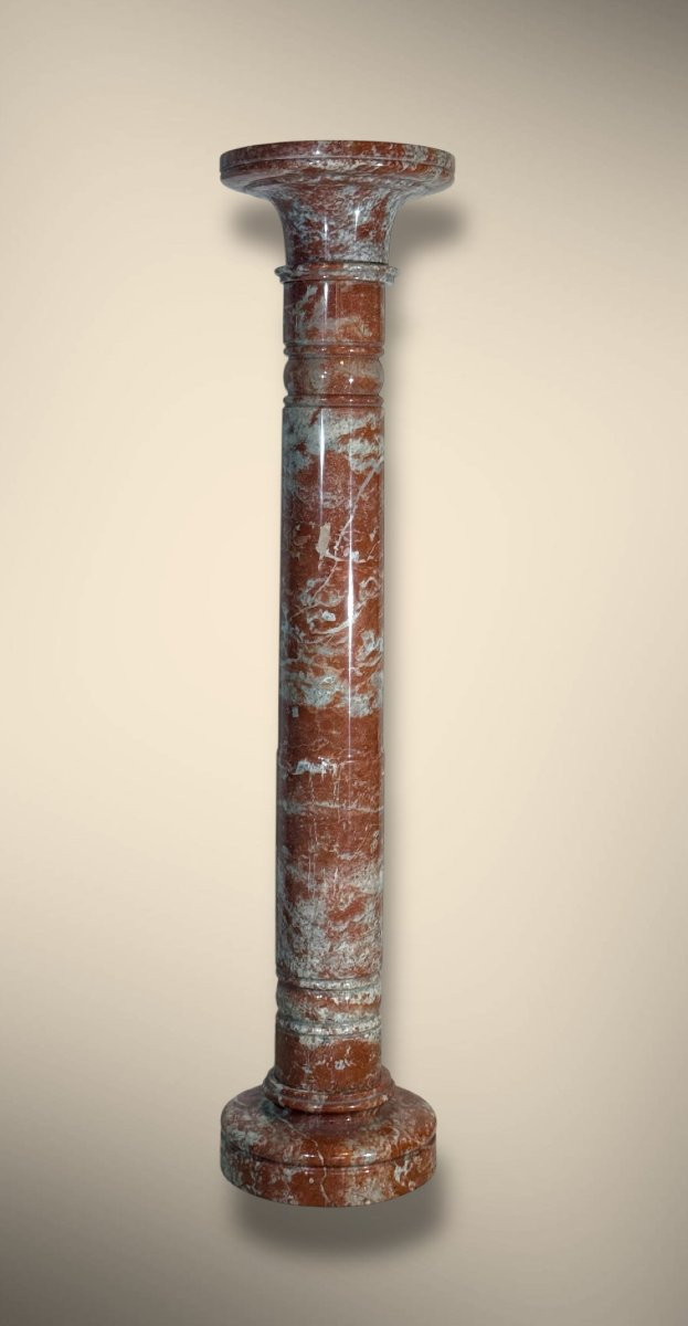 Colonne en marbre rouge-photo-3