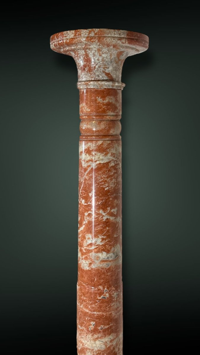 Colonne en marbre rouge-photo-4