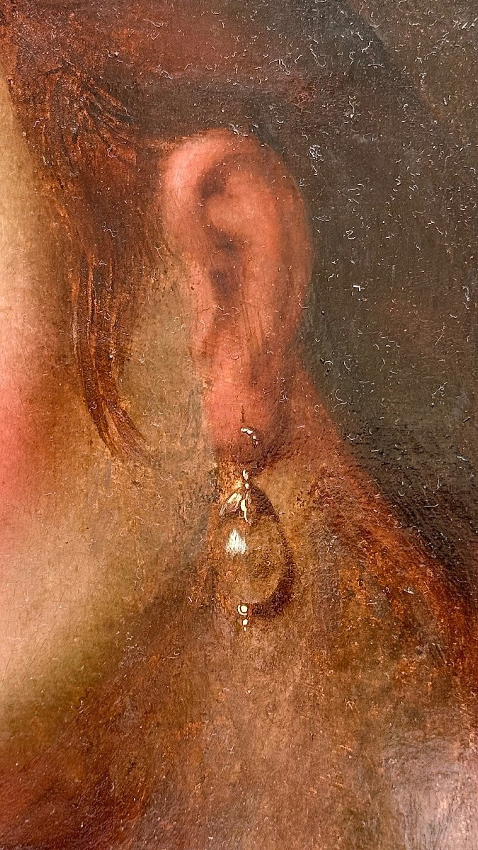 Tableau représentant Marie-Madeleine, huile sur panneau du XVIe siècle-photo-1