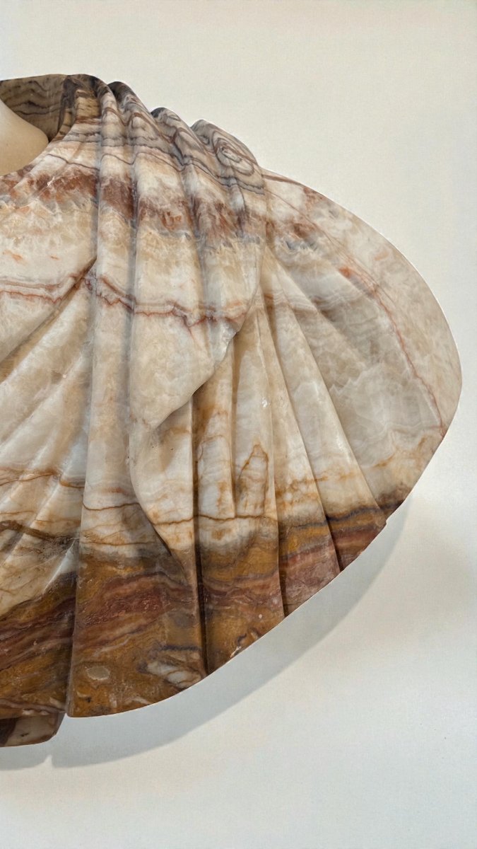 Monumental Bust Depicting A Roman Emperor In Rare Marbles -photo-7