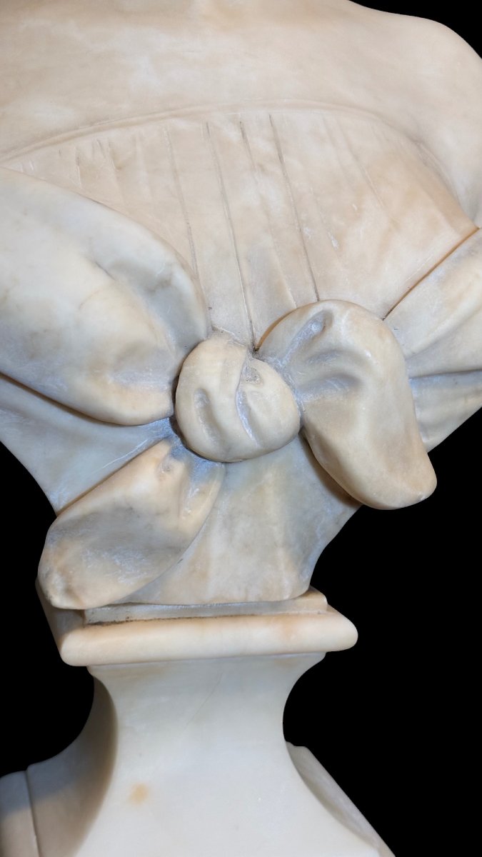 Bust Depicting A Young Girl, By Adolfo Cipriani -photo-1