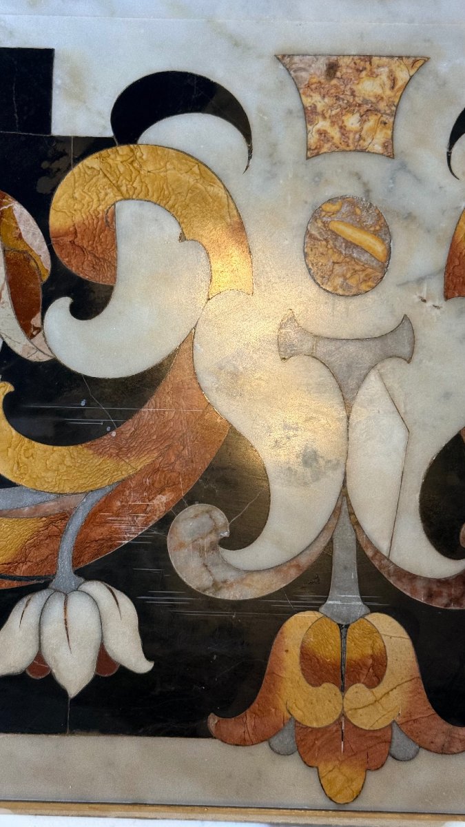 16th-century Low Table Made Of Rare Marble -photo-5
