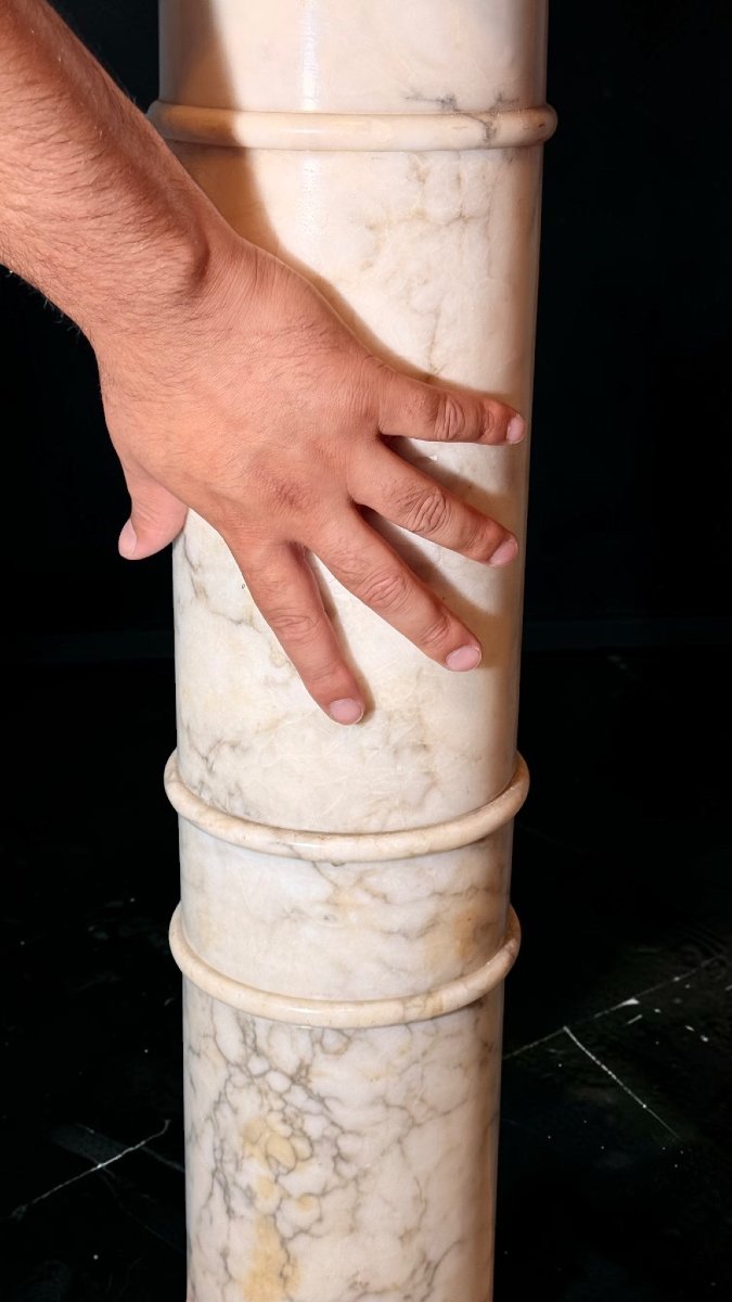 Colonne en Marbre Arabescato-photo-3