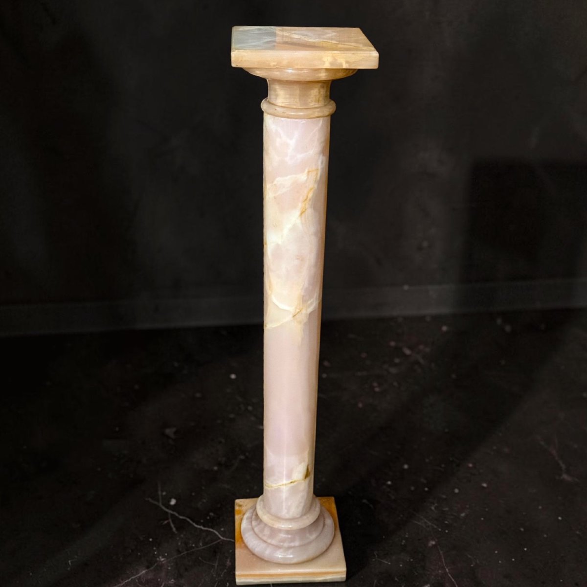 Chapiteau/Colonne en Marbre Rose-photo-7