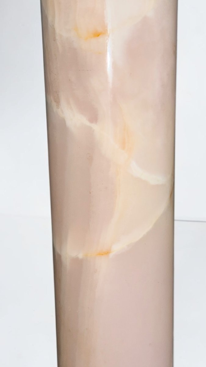Chapiteau/Colonne en Marbre Rose-photo-8