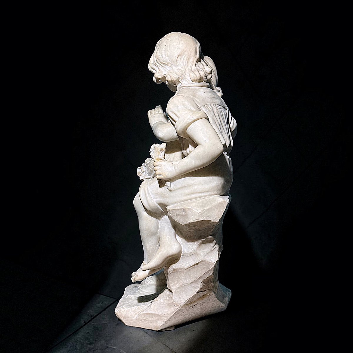 Statue représentant deux enfants-photo-6