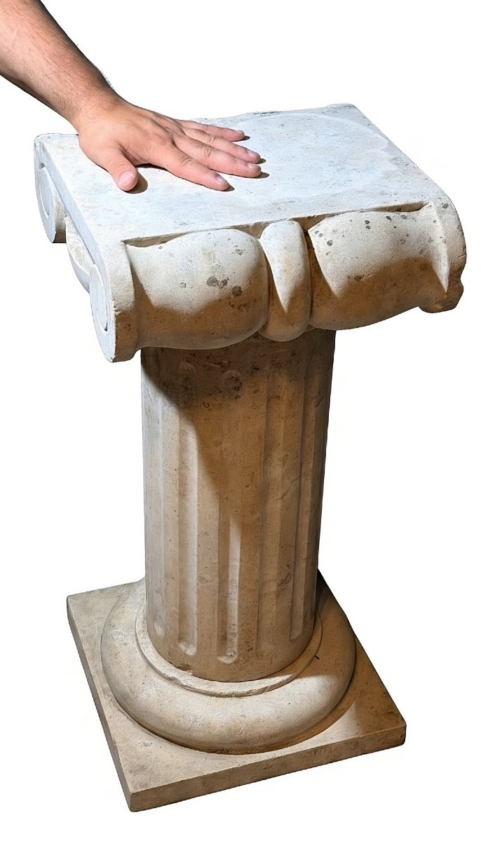 Capitals In Roman Travertine Marble -photo-4