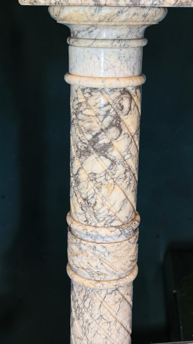 Column/capital In Arabescato Marble -photo-8