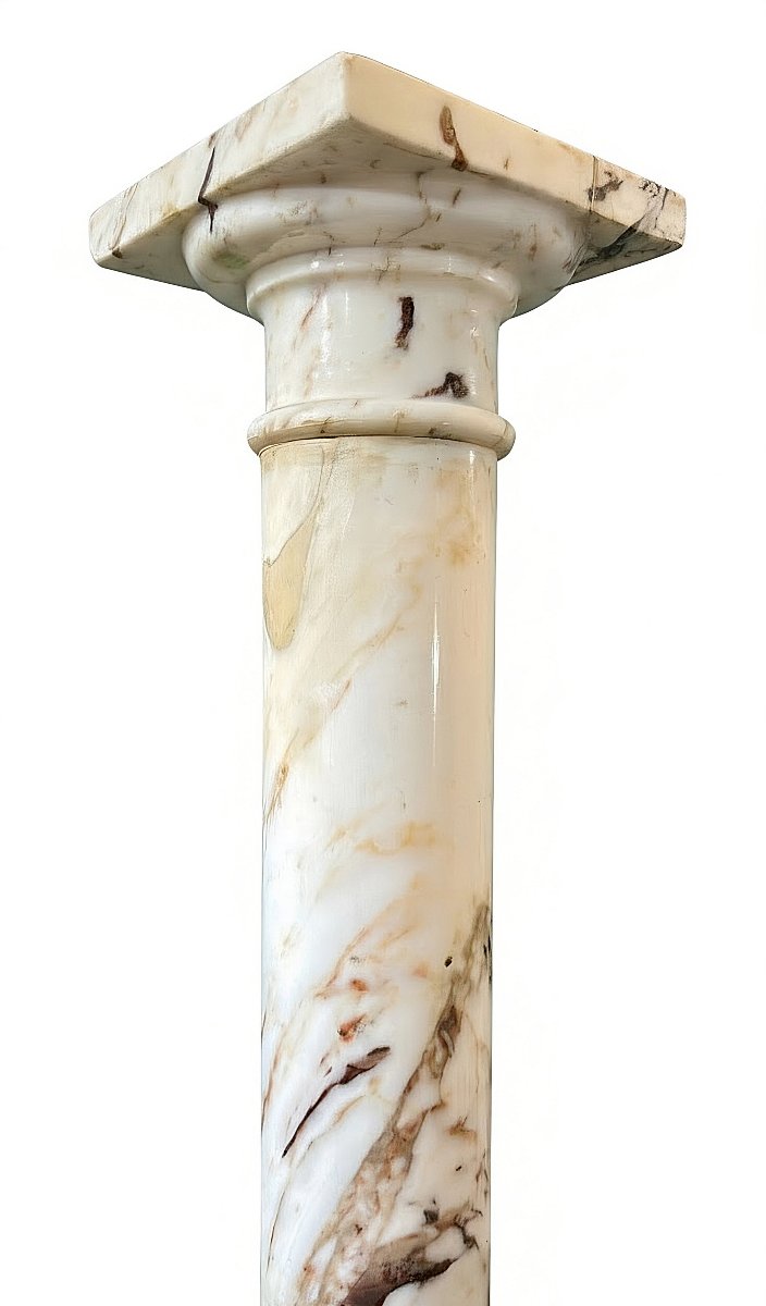 Fior Di Pesco Marble Column -photo-2