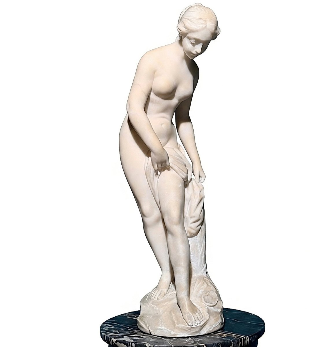 Statue représentant une femme nue Marbre 