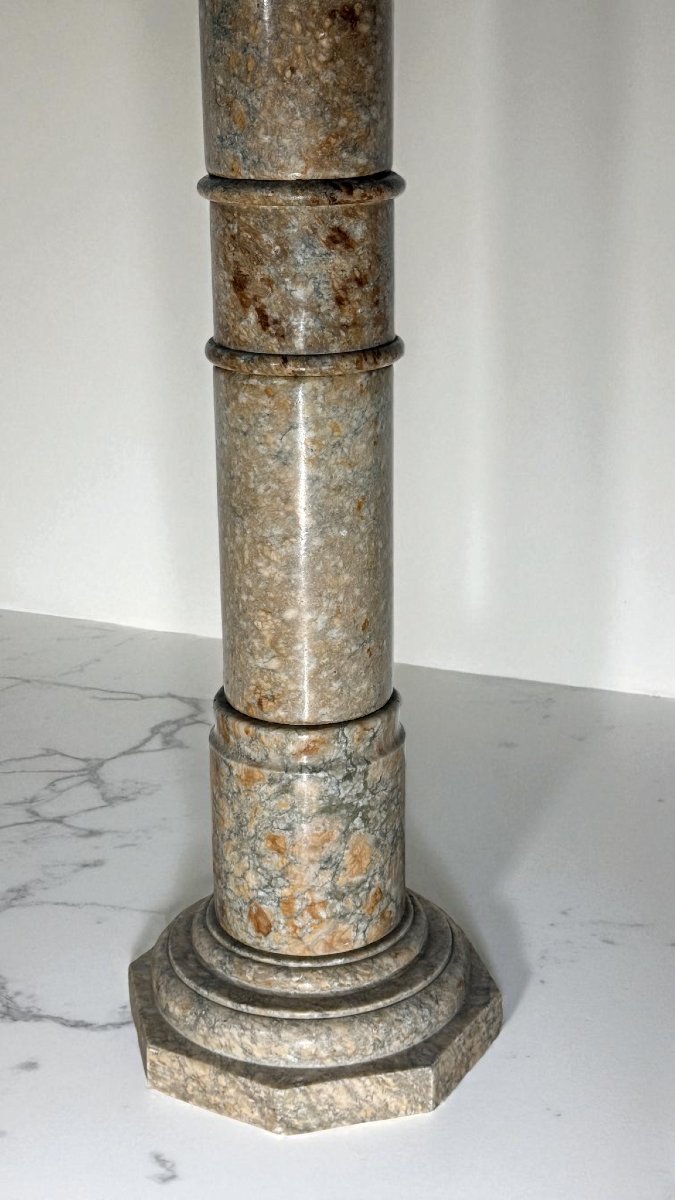 Column/capital In Brecciato Marble -photo-6