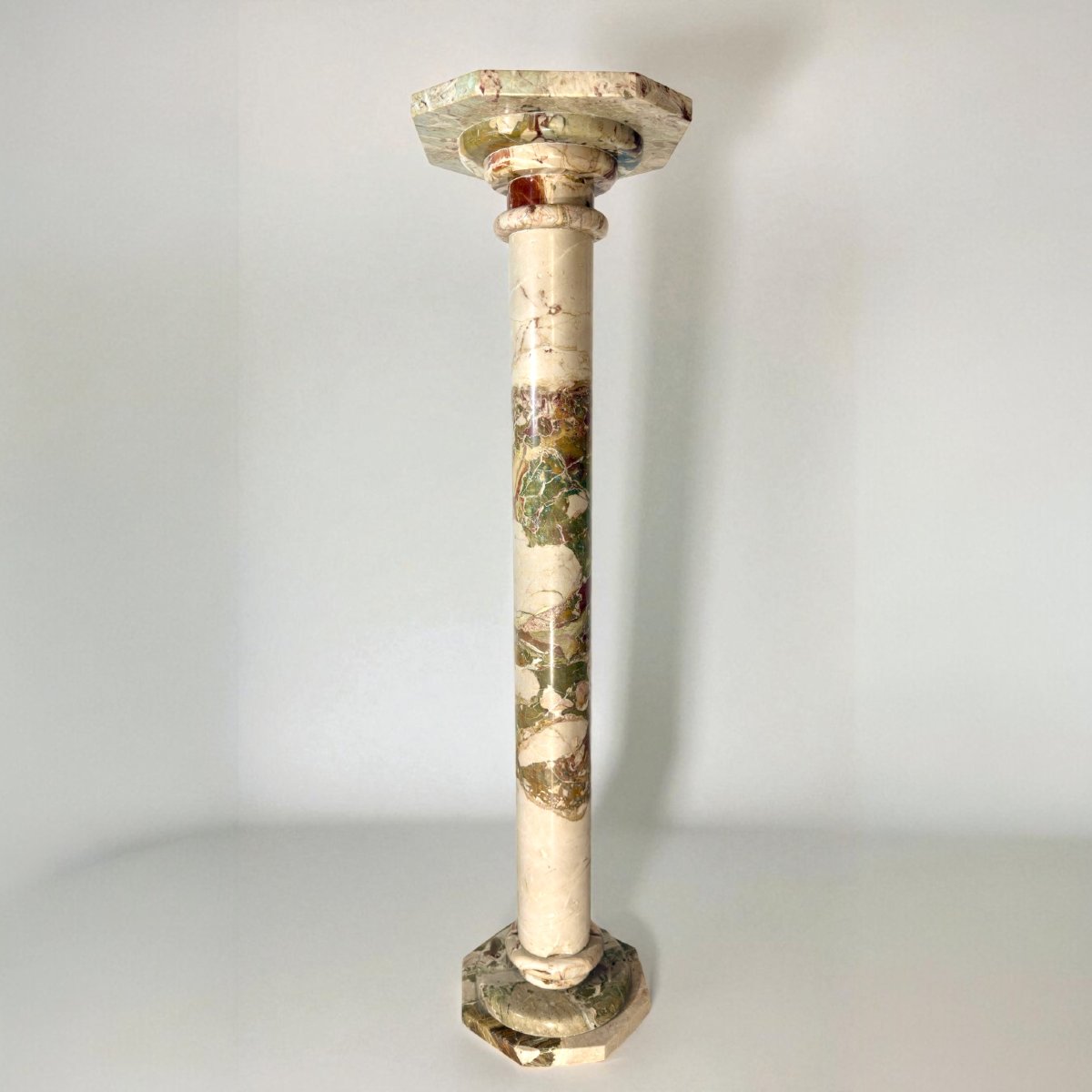 Column/capital In Brecciato Marble -photo-2