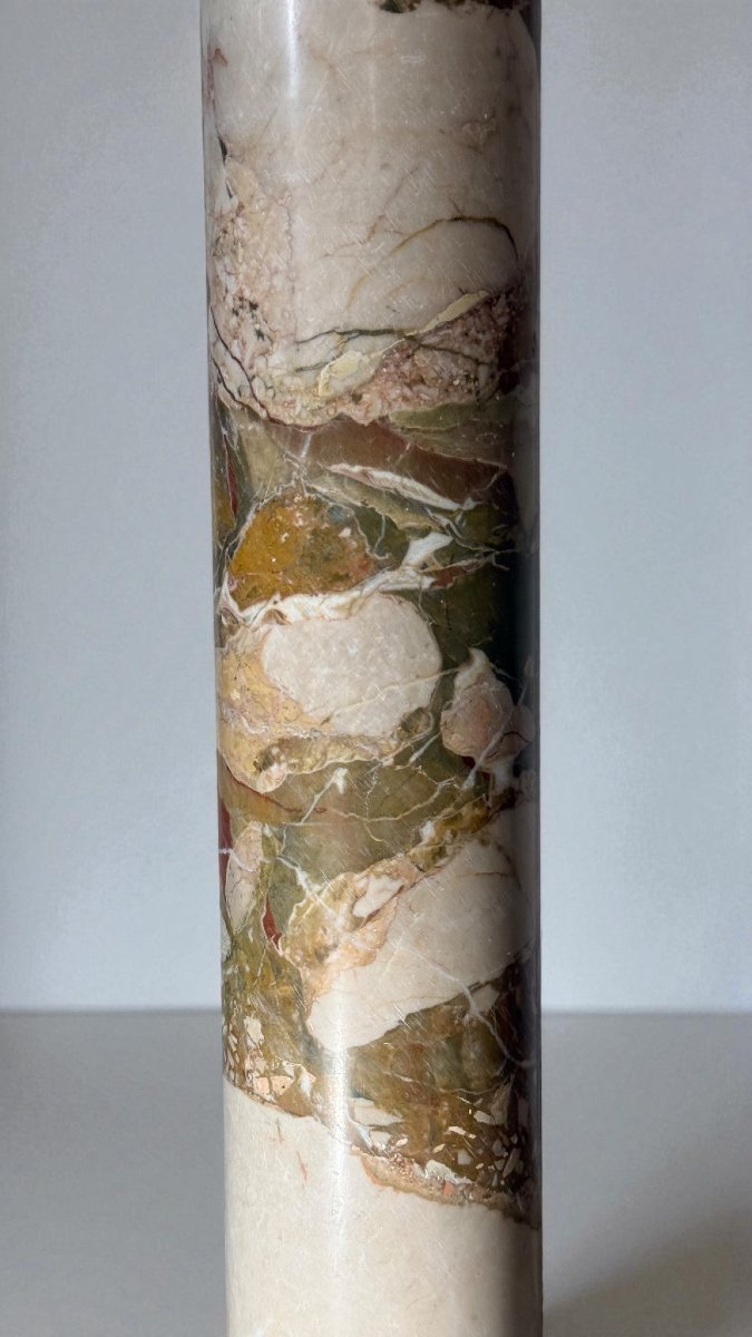 Column/capital In Brecciato Marble -photo-4