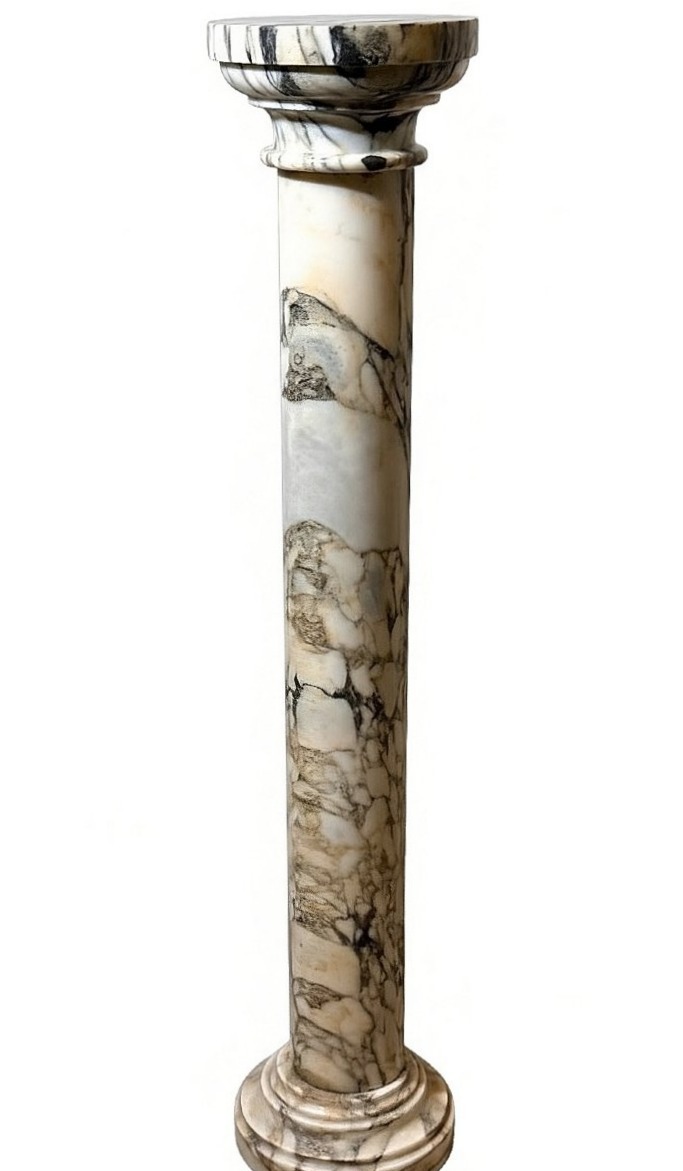 Column In Calacatta Oro Marble  -photo-2