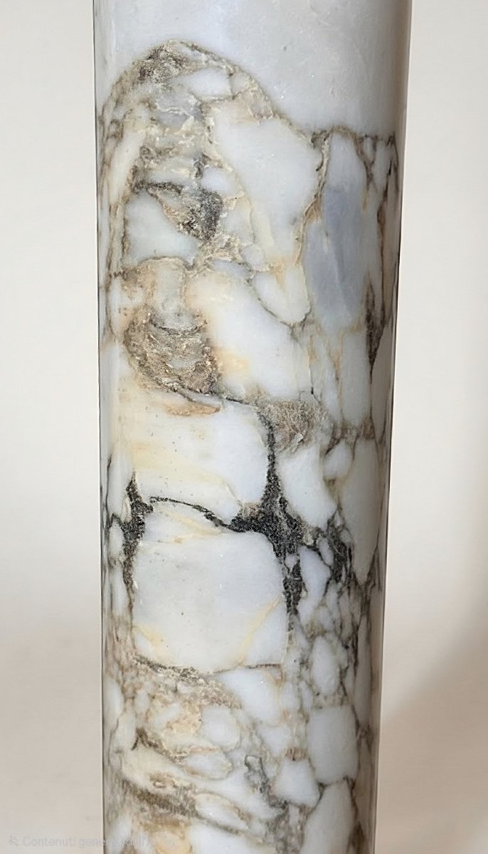 Column In Calacatta Oro Marble  -photo-4