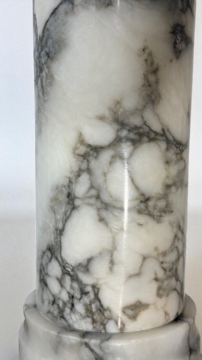 Column In Arabescato Marble  -photo-2