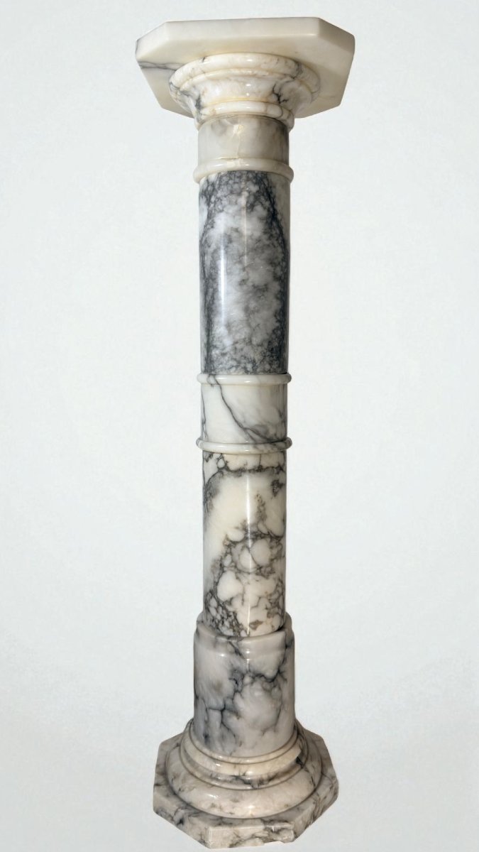 Column In Arabescato Marble  