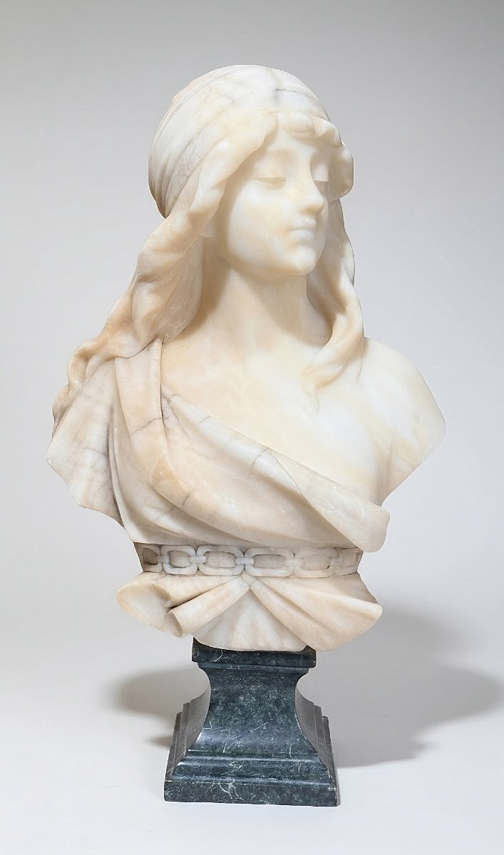Bust Depicting A Young Woman Artnouveau -photo-3