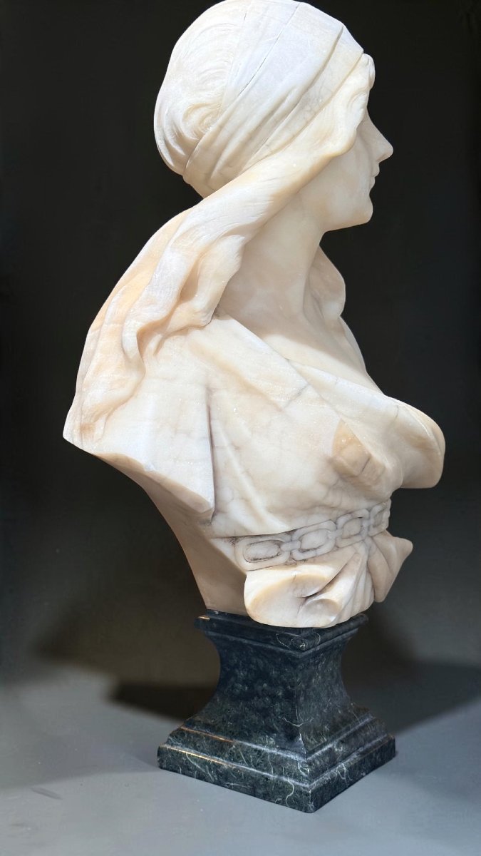 Bust Depicting A Young Woman Artnouveau -photo-2