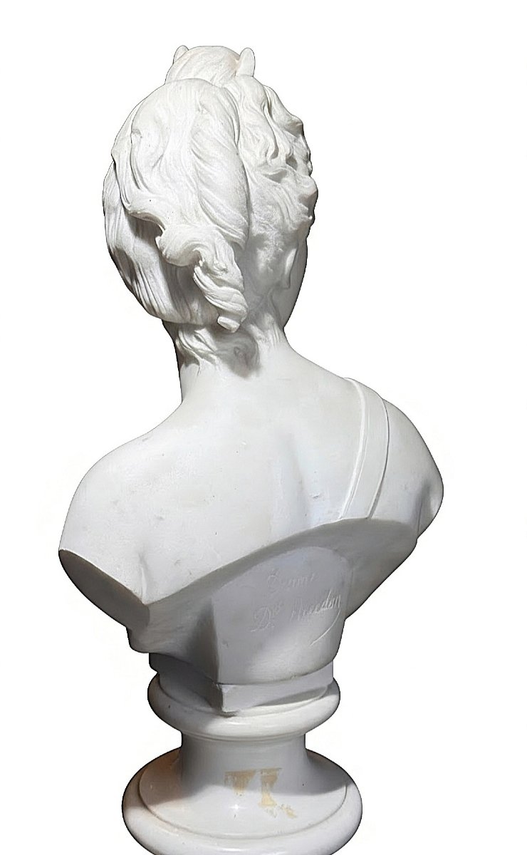 Bust Depicting The Goddess Artemis In Carrara White Marble, By Jean-antoine Houdon, 1741-photo-8