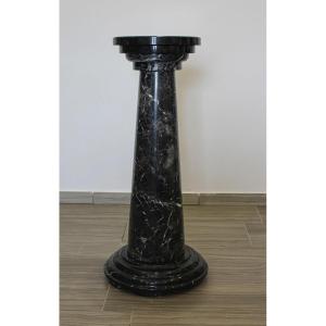 Great Column In Black Marquina Marble 