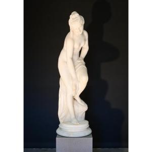 Statue Bather From Christophe Gabriel Allegrain,  Marble Carrara 