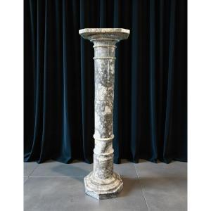 Colonne en marbre arabesque