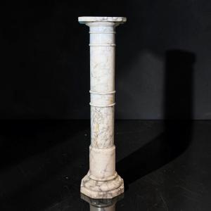 Arabescato Marble Column 