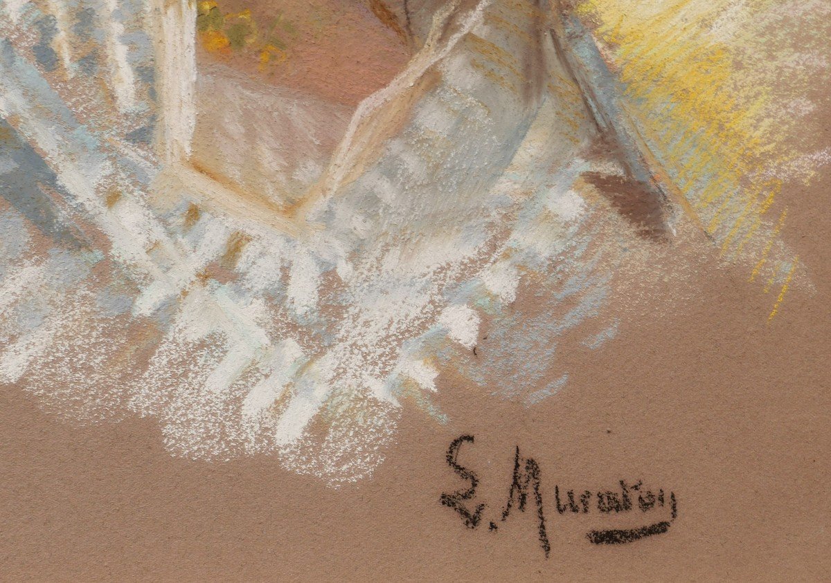 Louis MURATON, Jeune orientale de profil-photo-3