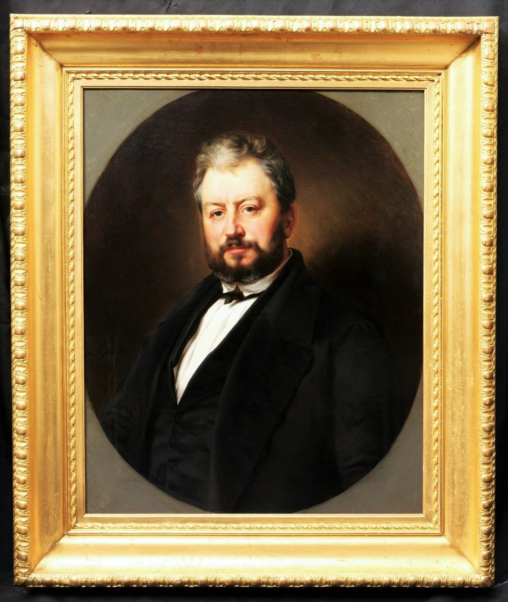 Charles Gomien, Portrait Of A Man (large Format)