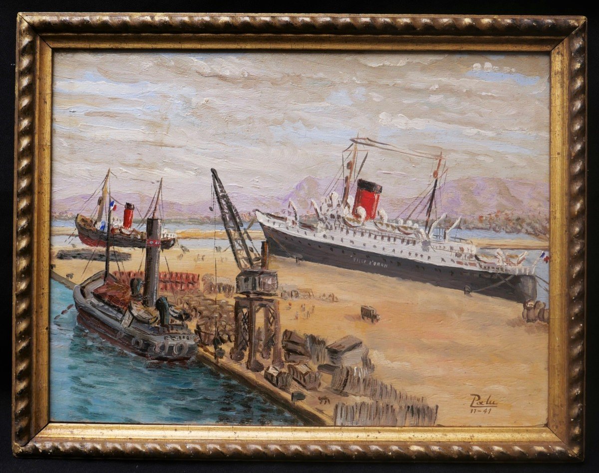 French School In 1941, The Port Of Oran-photo-1