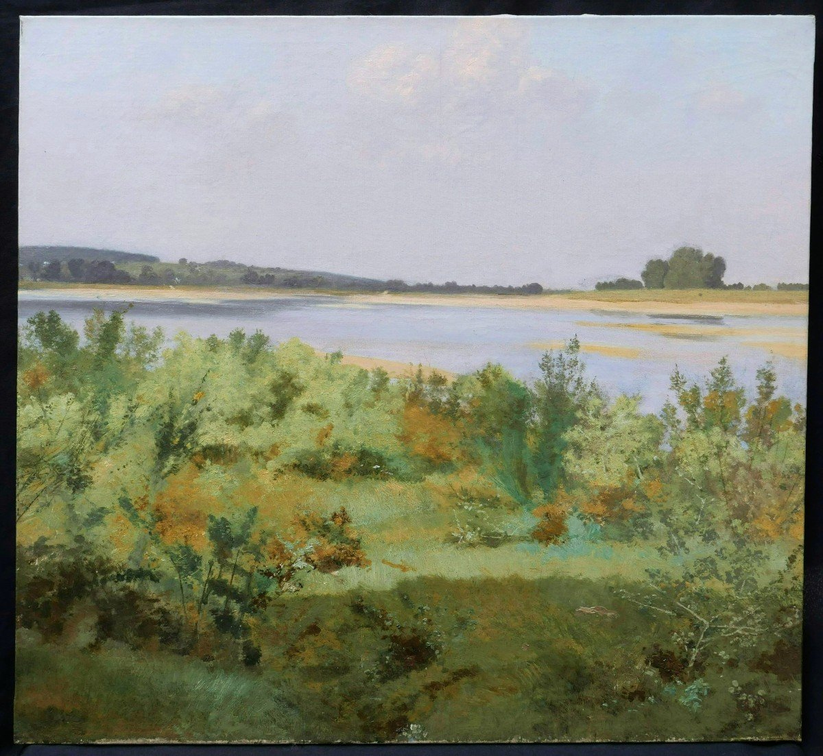 Attributed To édouard Debat-ponsan, Banks Of The Loire-photo-1