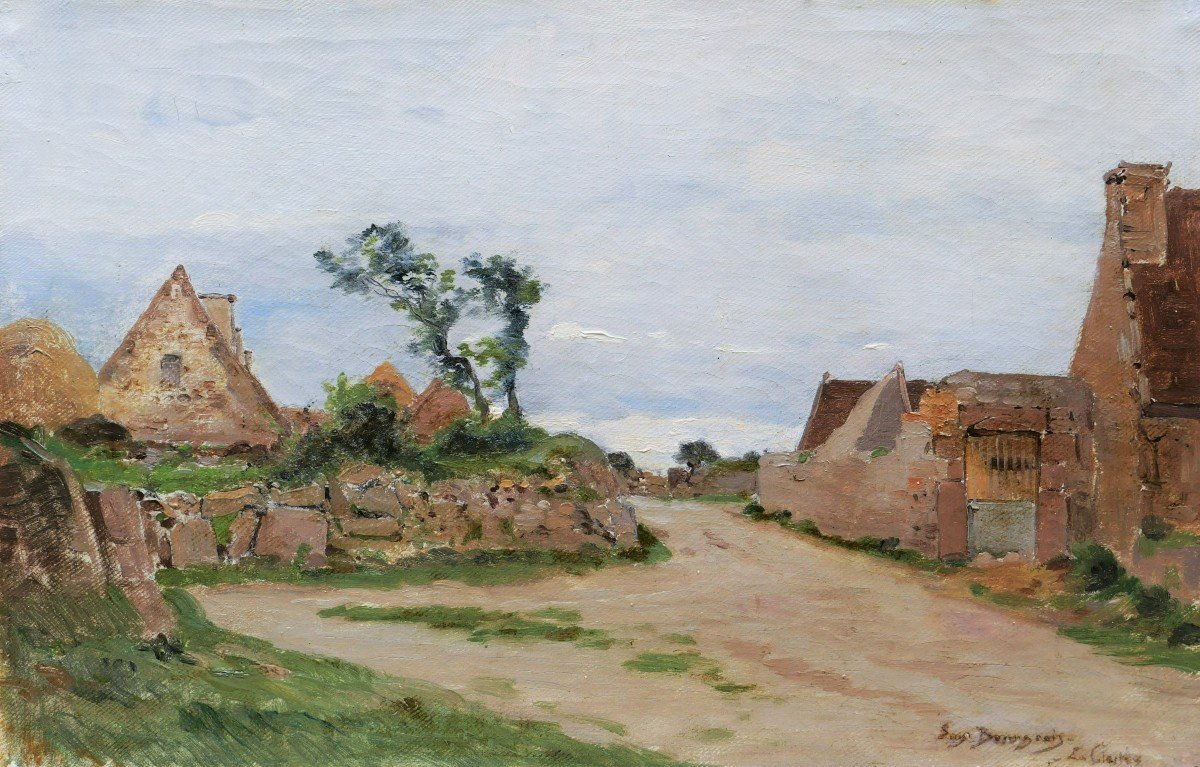 Eugène Victor BOURGEOIS, Paysage à La Clarté