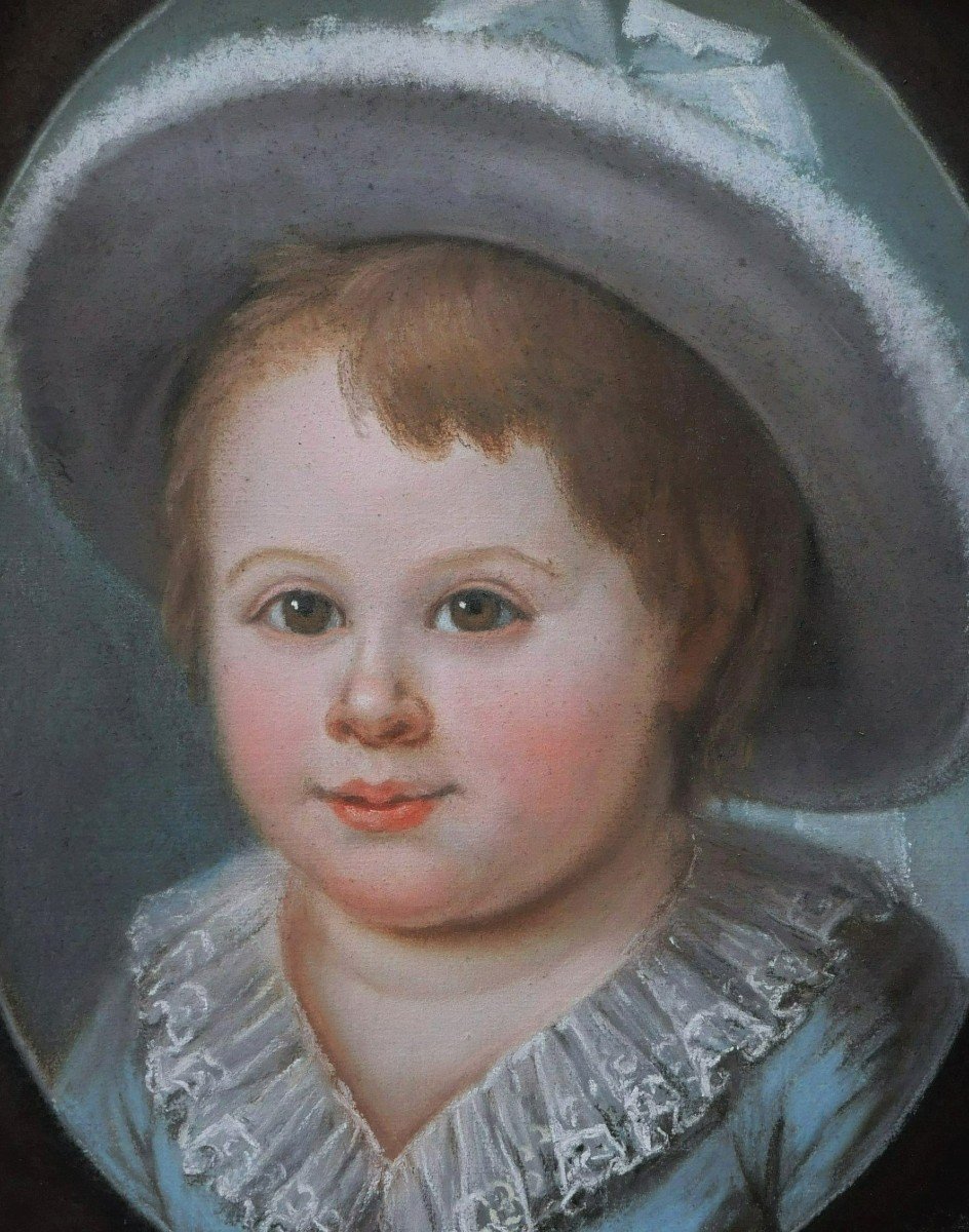 French School Circa 1770-1780, Portrait Of Guillaume De Vandebergue As A Child-photo-3
