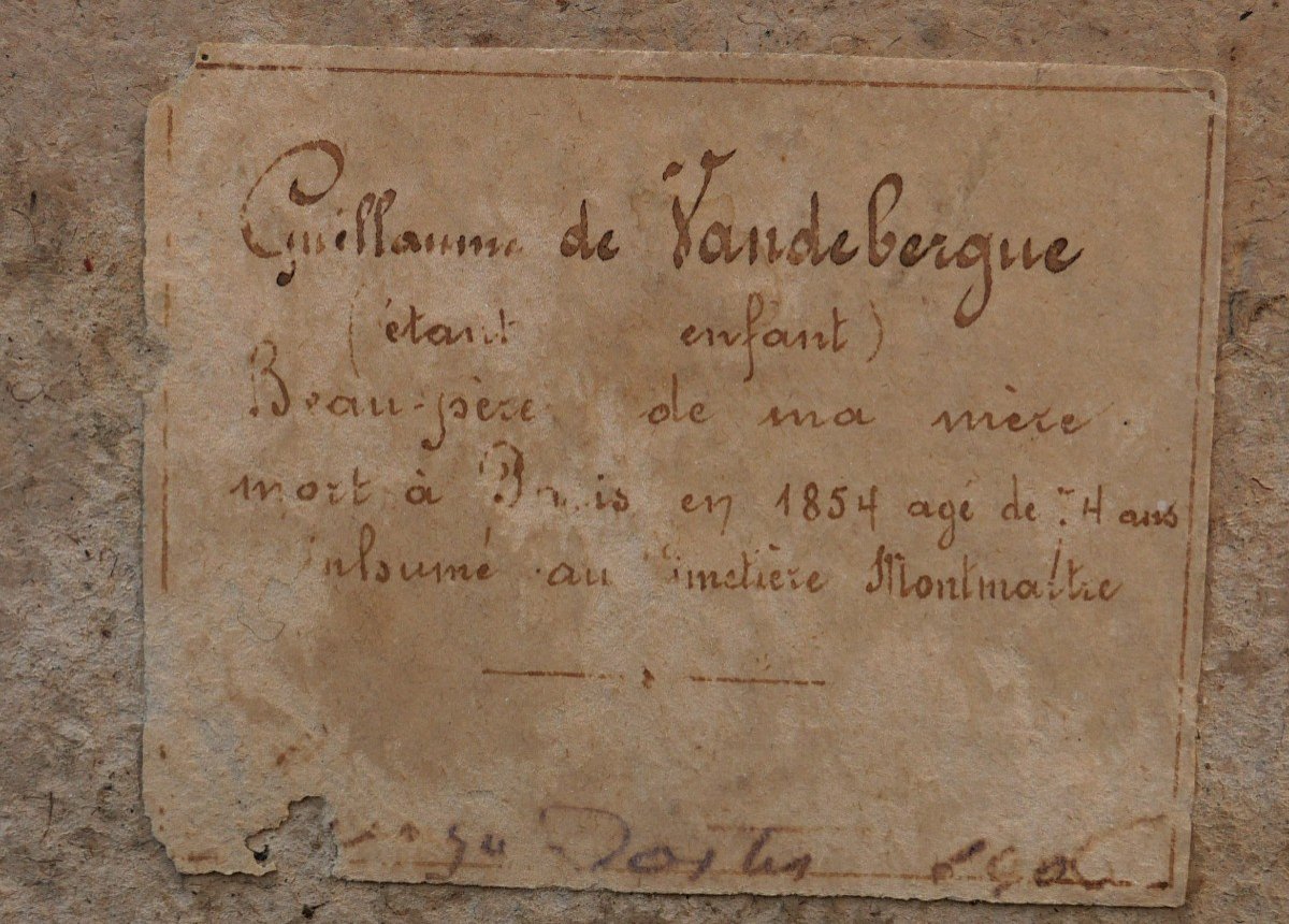 French School Circa 1770-1780, Portrait Of Guillaume De Vandebergue As A Child-photo-2