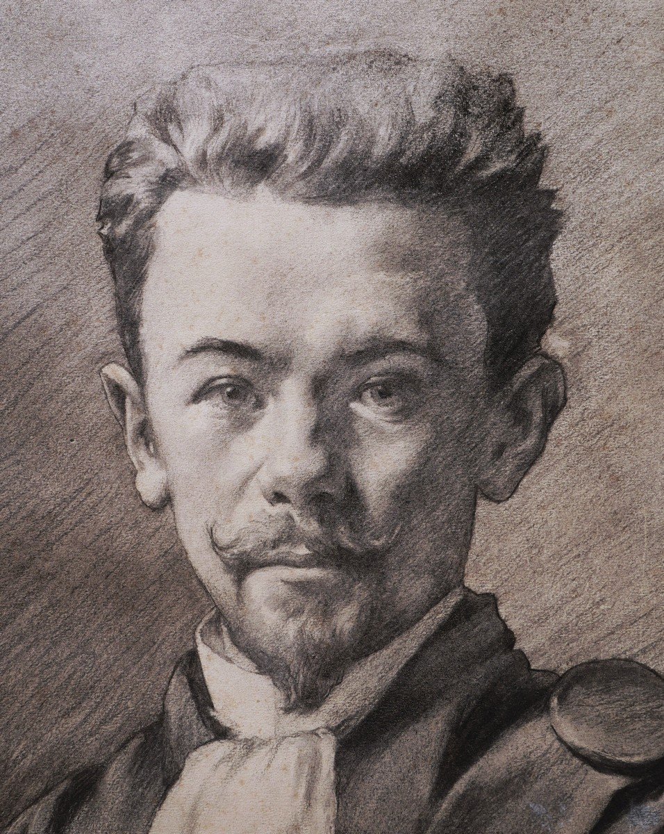 Pierre-Eugène DUFOUR,  dit Paterne BERRICHON, Portrait de l'avocat de l'artiste-photo-2