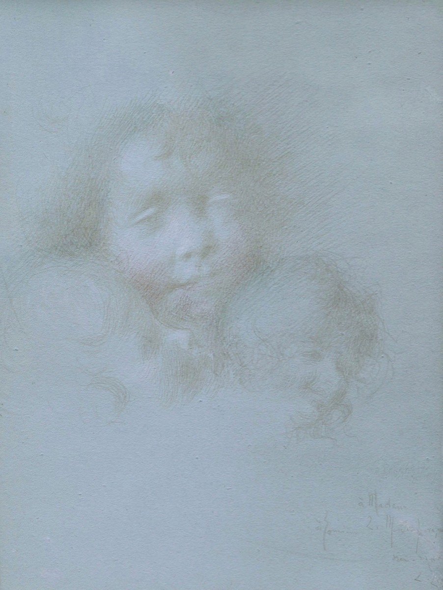 Lucien LÉVY-DHURMER, Mère et ses deux enfants (Maternité)-photo-2