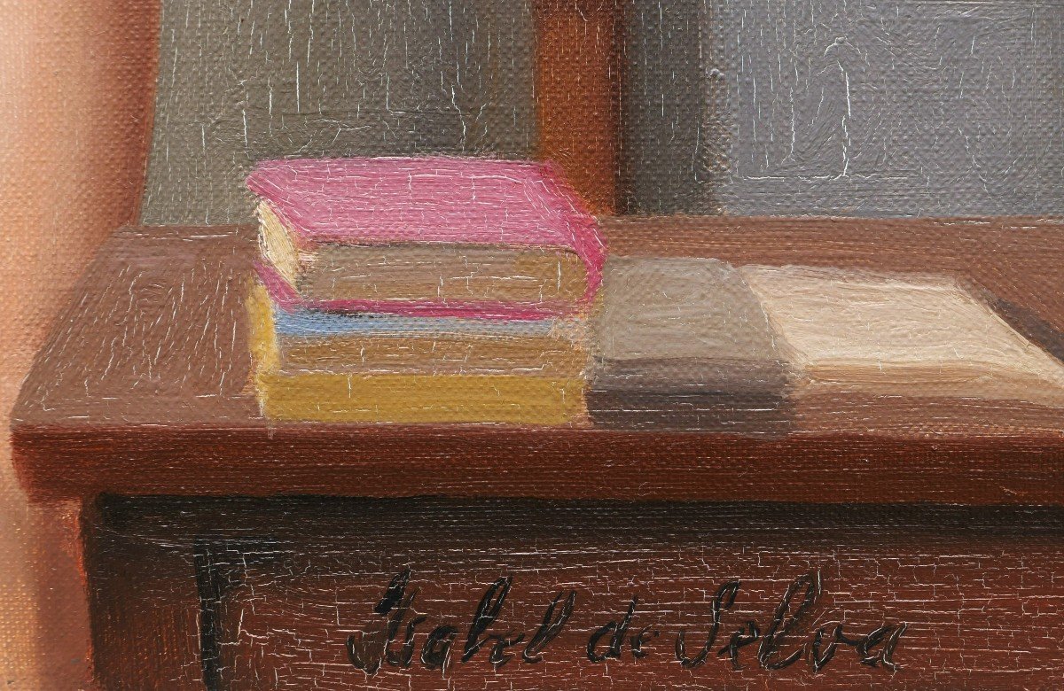 Isabel Adela Maria De Selva, Naked Blonde Girl In A White Shirt-photo-3