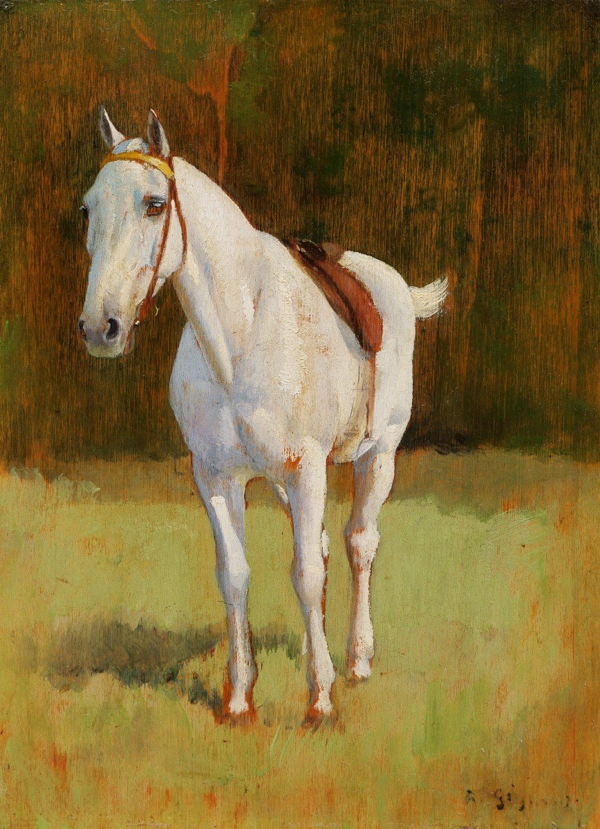 Robert Gignoux, Study Of A White Horse