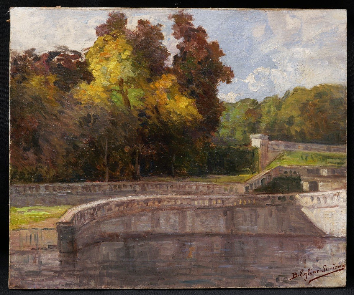 Blanche EGLÈNE-SURIEUX, Le Bassin du Fer à Cheval au Parc de Saint-Cloud-photo-1