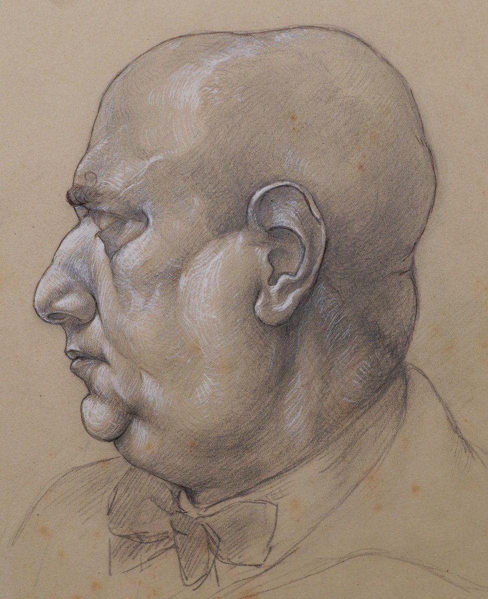 Robert West, Autoportrait de profil-photo-2
