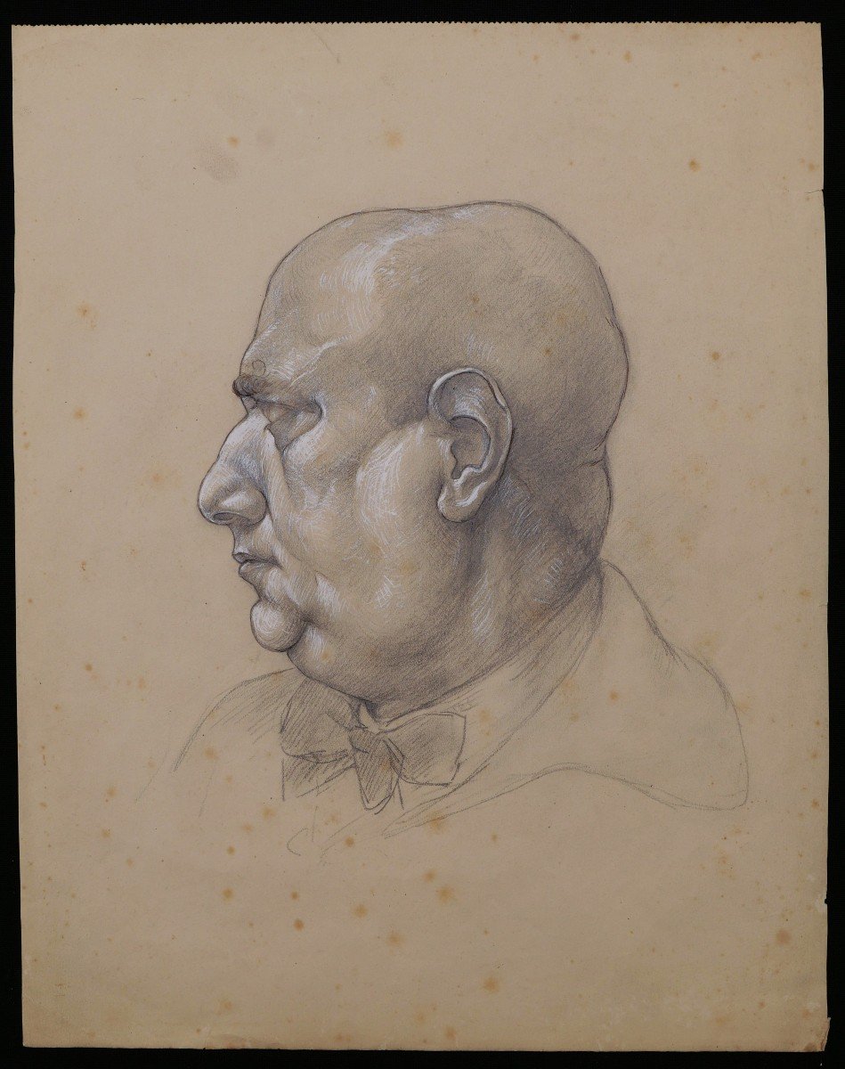 Robert West, Autoportrait de profil-photo-3